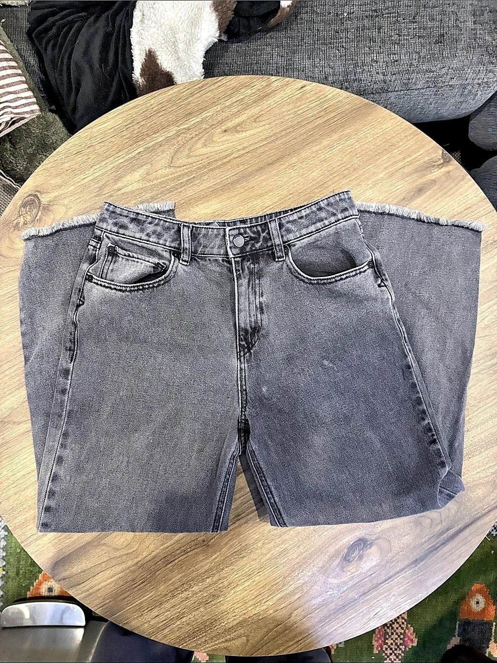 Volcom washed black denim jeans, waist 27